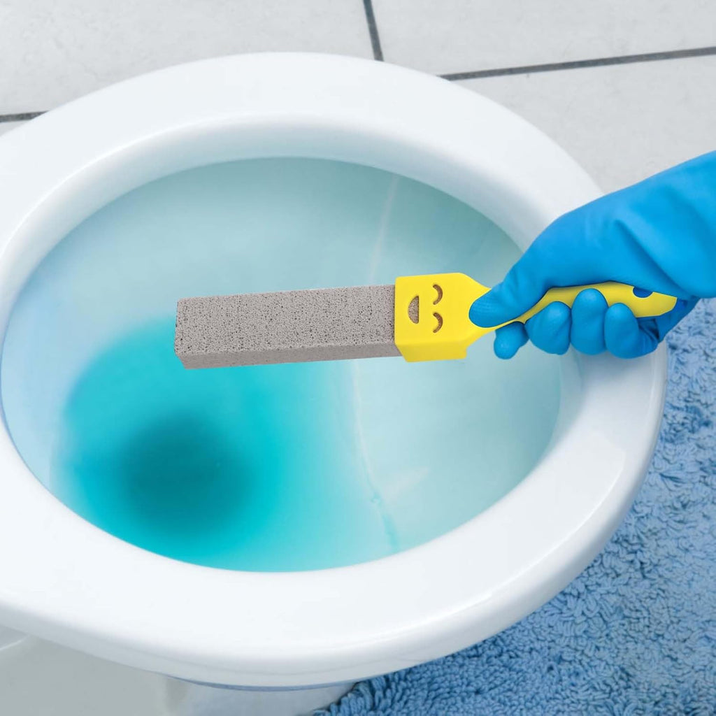9er Set Bimsstein mit Griff WC und Bad Entferner Kalk Ablagerungen