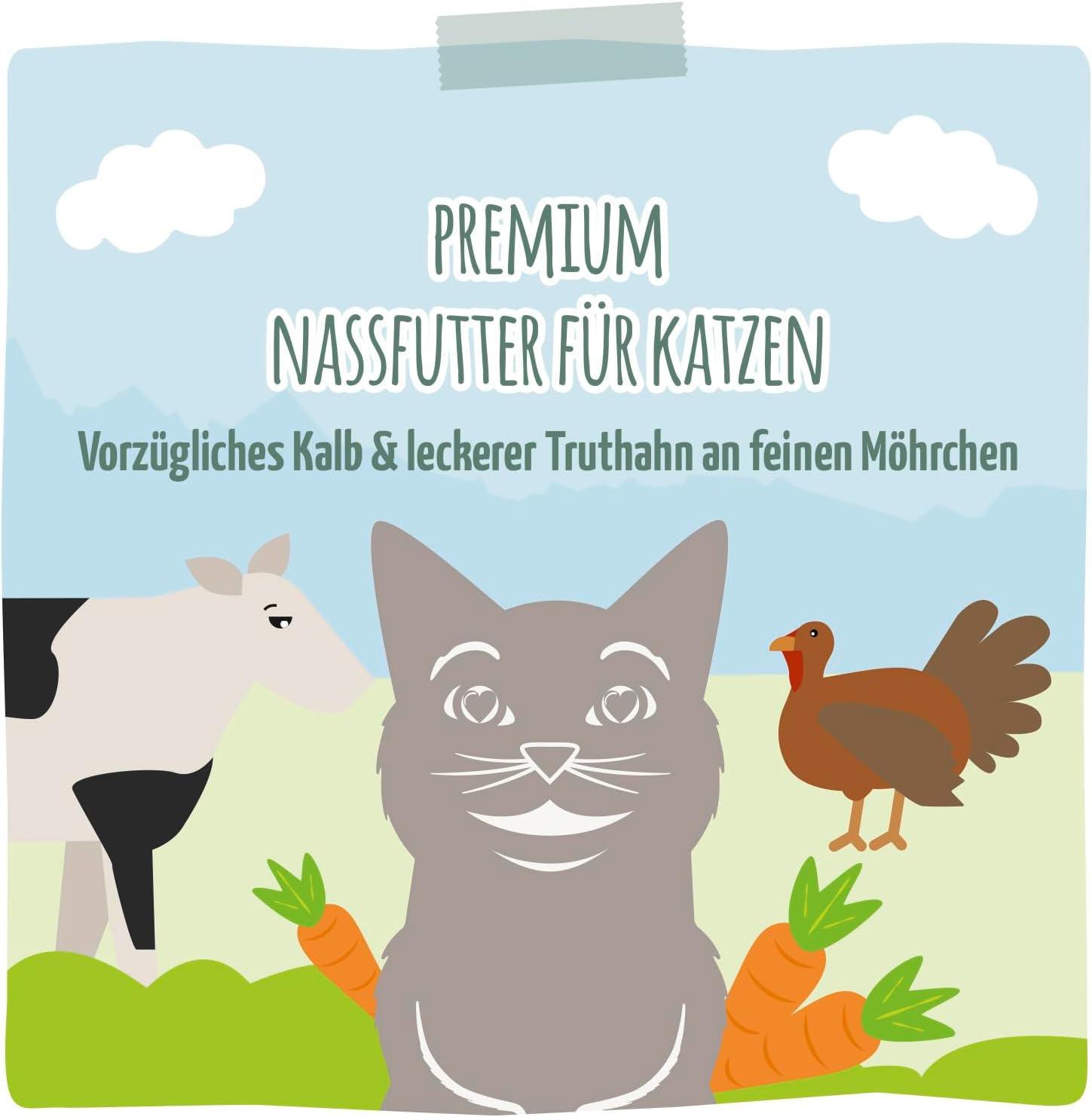 Katzen-Nassfutter MjAMjAM 125- Mixpaket verschiedene Sorten getreidefrei