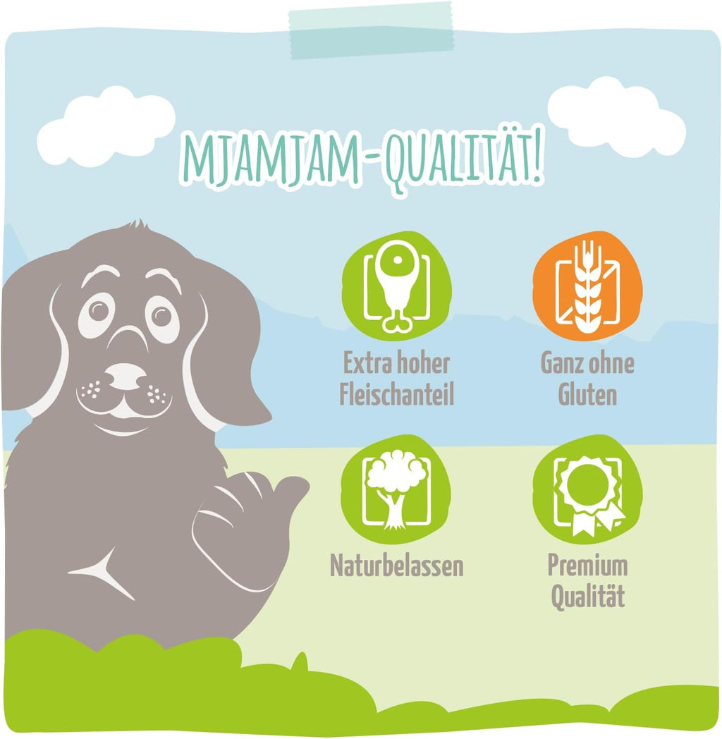 MjAMjAM Hundenassfutter Gute Pute mit Reis & Zucchini 6 x 800 g