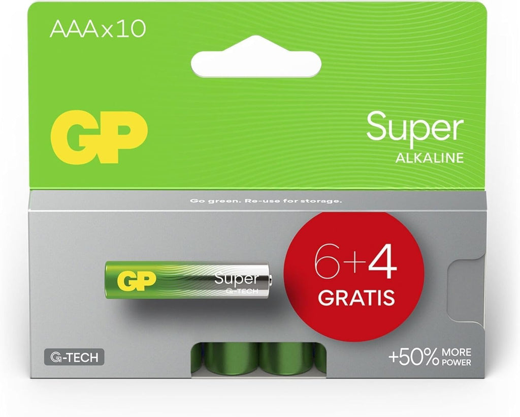 G-TECH AAA Batterien 1,5 V Alkaline 40er Pack