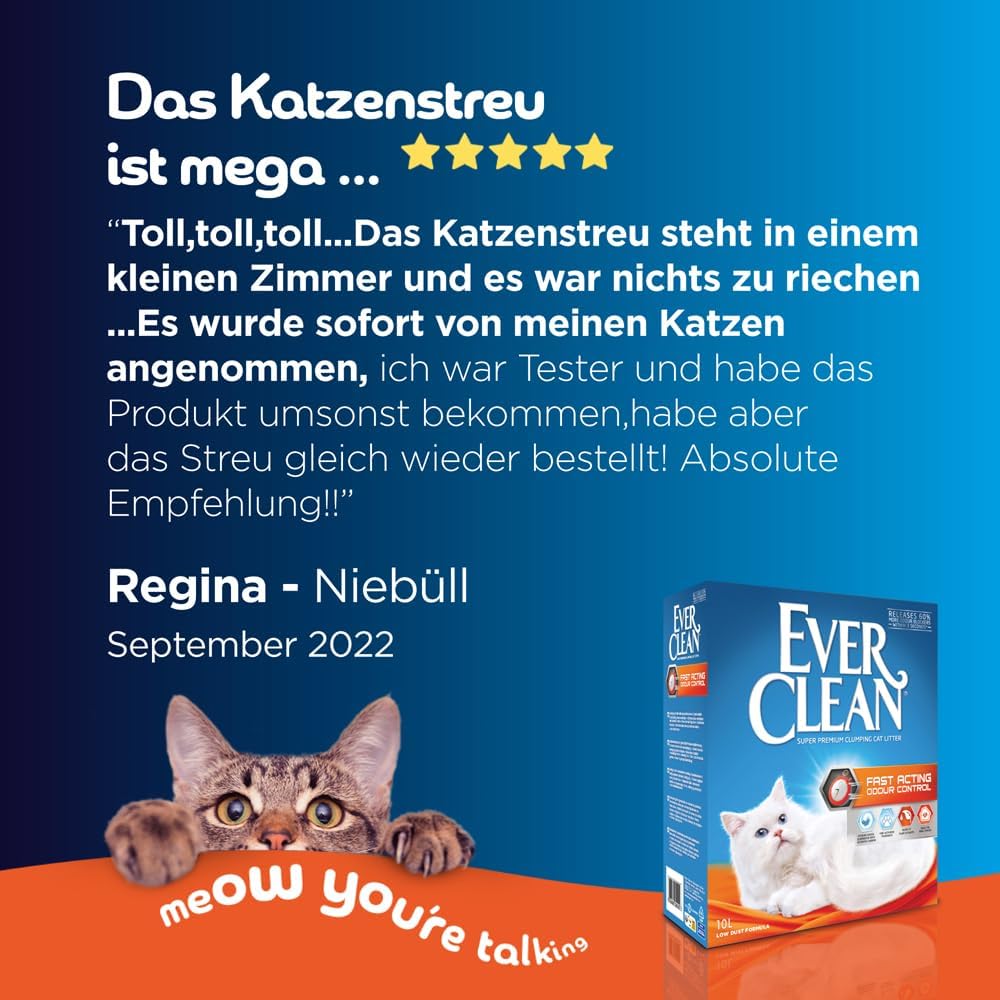 Katzenstreu Ever Clean Multiple Cat 10- Klumpend staubarm verschiedene Sorten