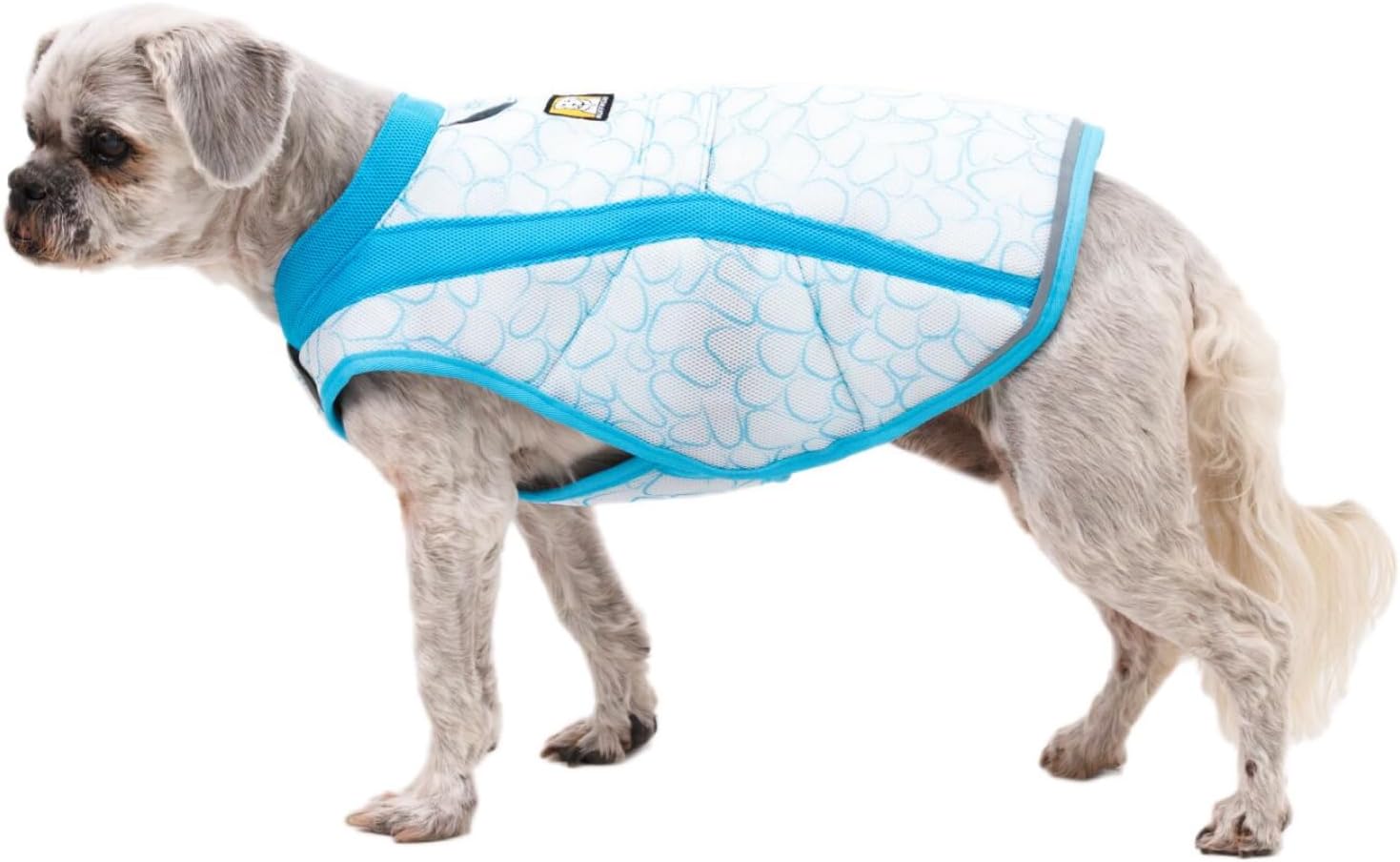 RUFFWEAR Swamp Cooler Hunde-Kuehlweste SPF50+, Biolumin Blue M cm