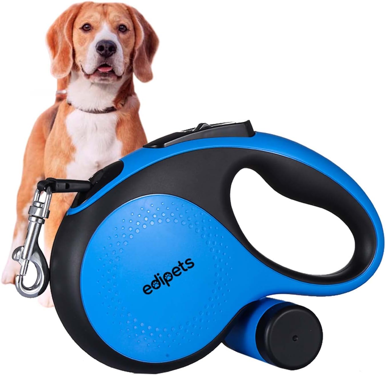 Edipets Hundeleine 5 m ausziehbar Rueckziehbar Training Spaziergang Schwarz