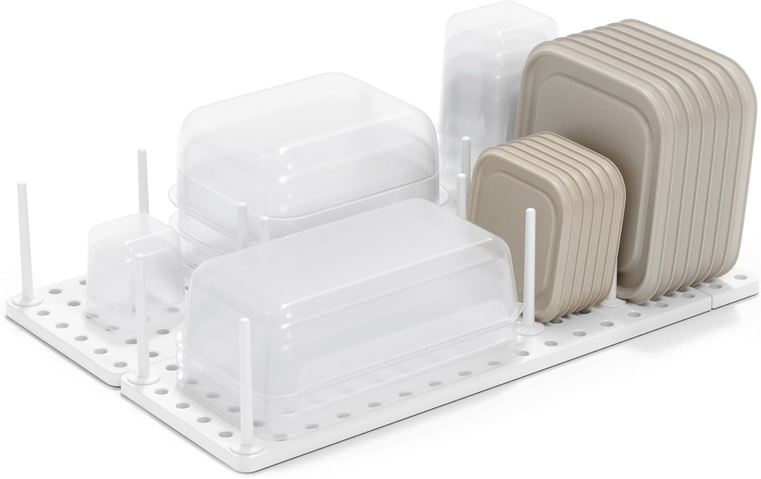 Kuechen Organizer Topf- und Pfannendeckelhalter verstellbar 10cm-21cm