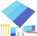Sandfreie Stranddecke 210x200 cm wasserdicht ultraleicht XXL mit Tragetasche