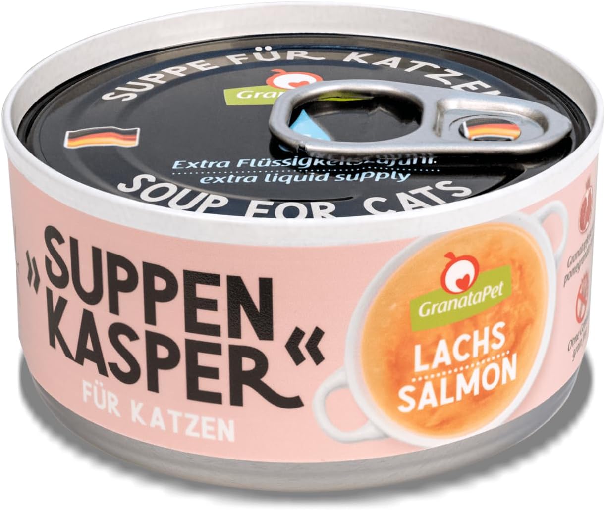 GranataPet Suppenkasper Multipack 6 Sorten 12x70ml Katzen-Suppe verschiedene Sor