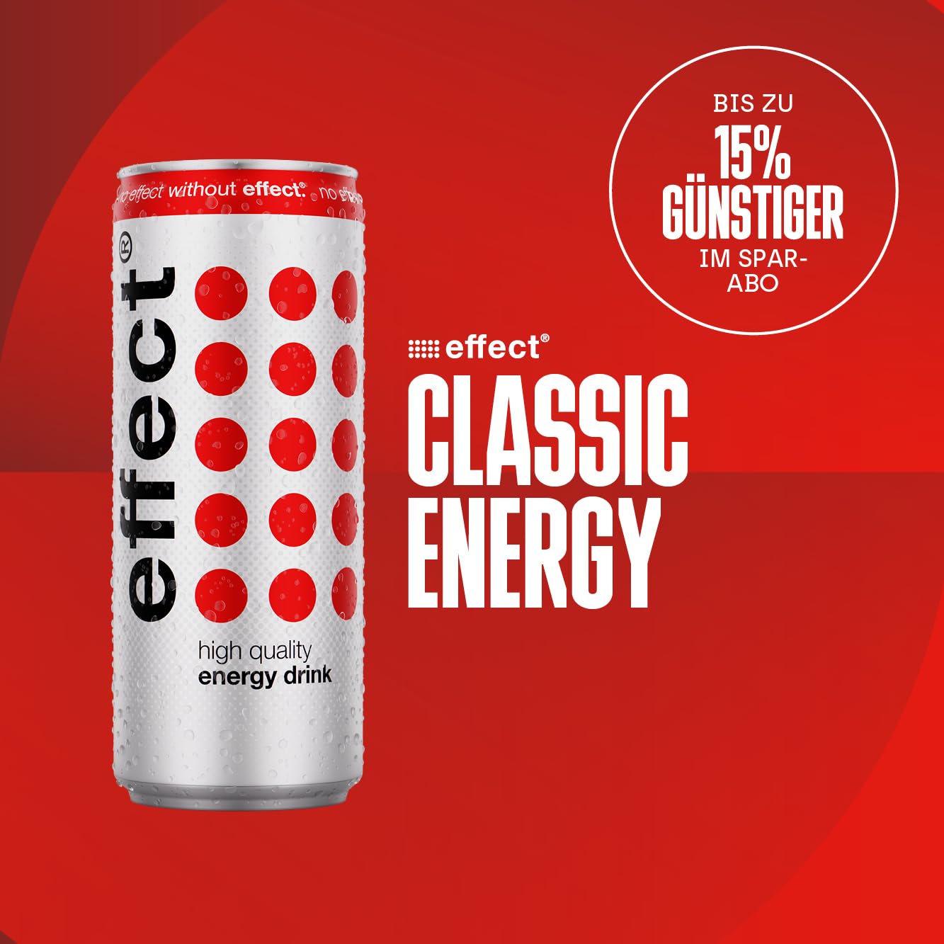 effect Energy Drink CLASSIC - Tray mit 24 x Energy Dosen Einweg, Koffeinh