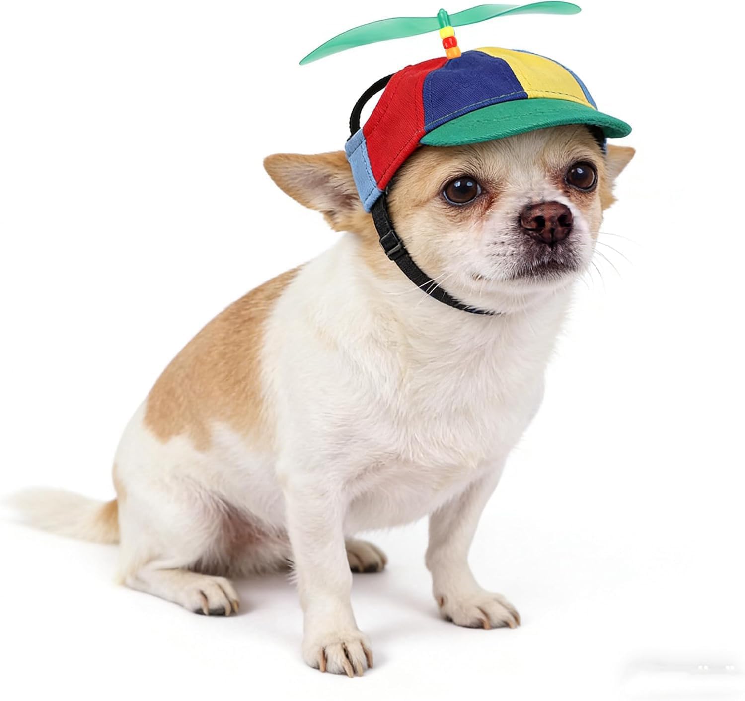 Propeller Muetze Hund Katze verstellbar S-L Baumwolle Sonnenhut bunt