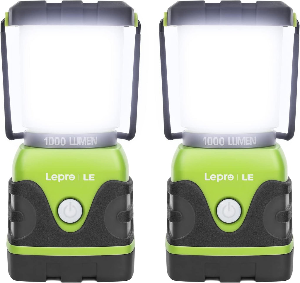 LE LED Campinglampe 1000 Lumen dimmbar 3 Stufen batteriebetrieben
