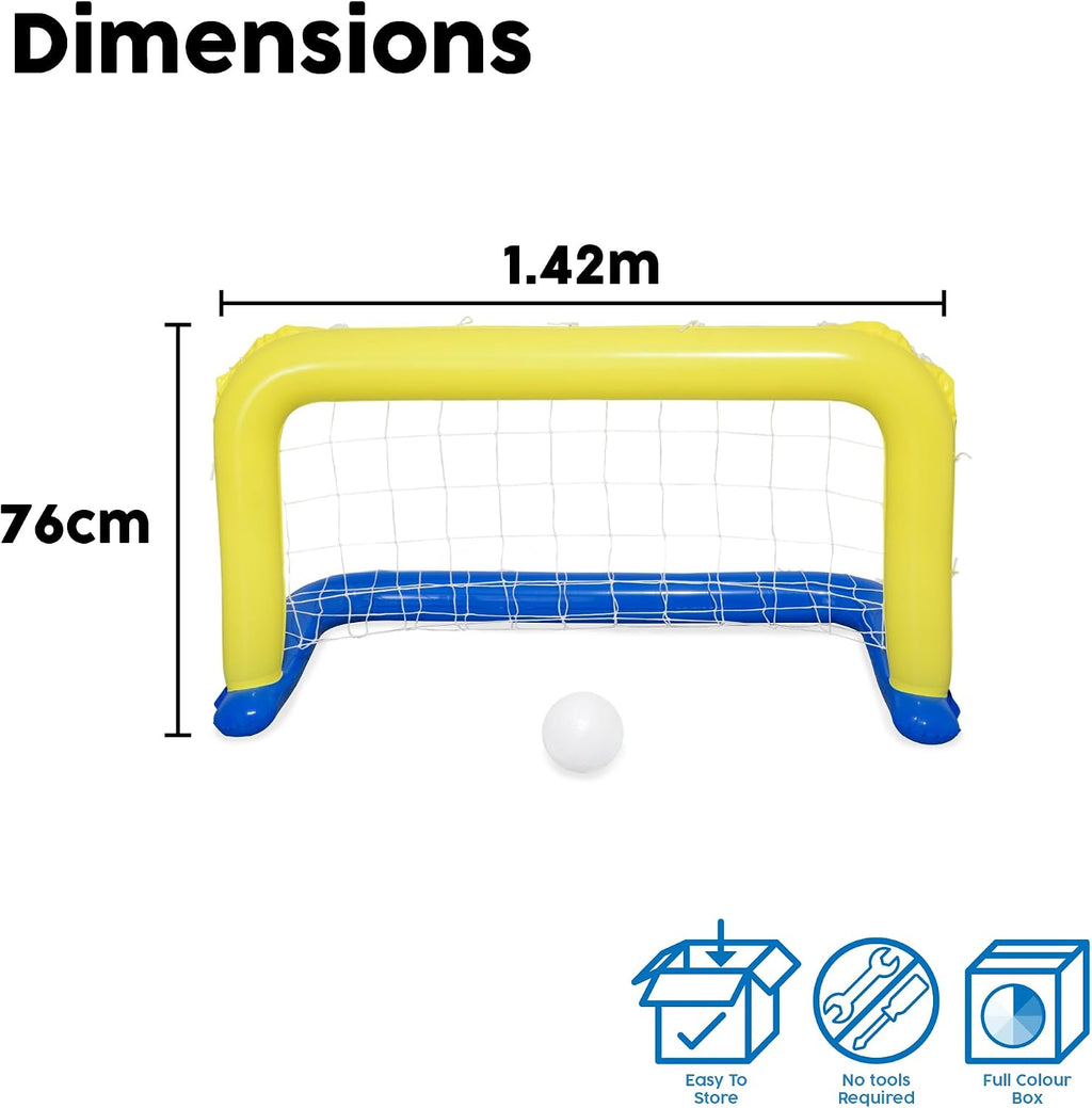 Bestway Wasserball Set 142x76cm Pool Spiel Volleyball Wasserspiel Schwimmbad Som