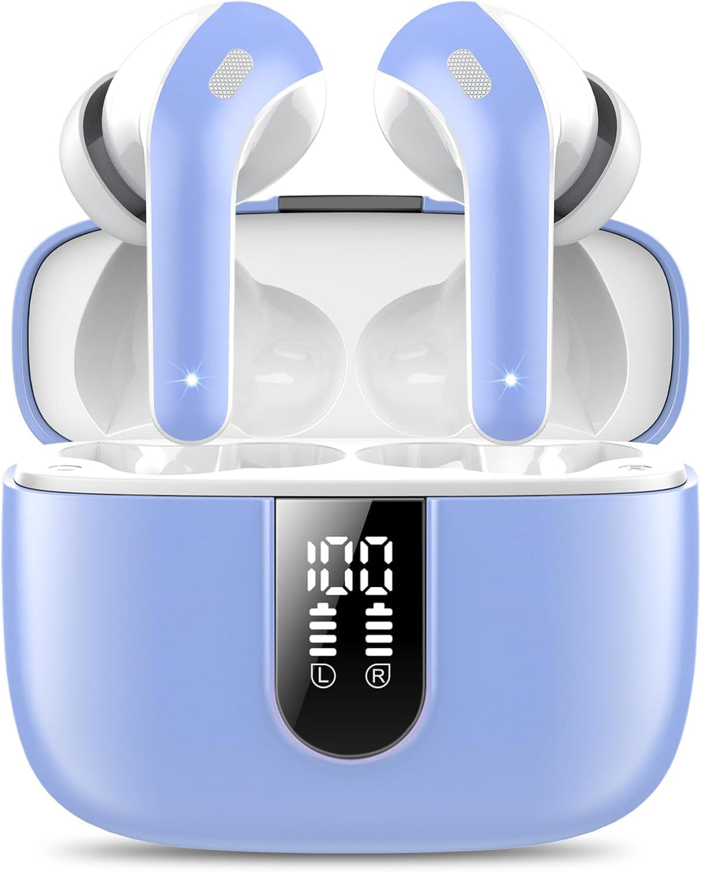 IKT Bluetooth In-Ear Kopfhoerer 5.3 kabellos ENC 50 h Akku IPX7 USB-C
