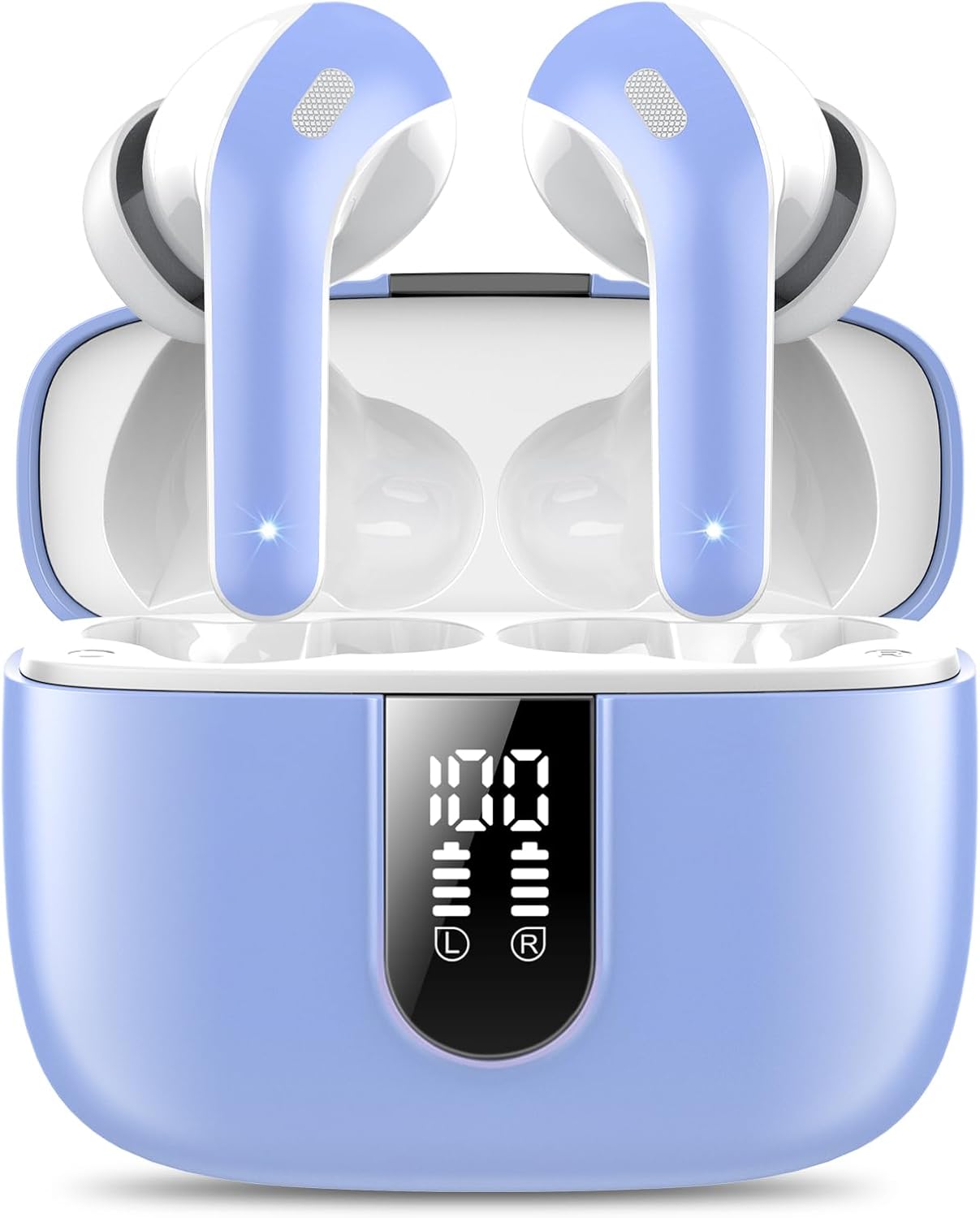 IKT Bluetooth In-Ear Kopfhoerer 5.3 kabellos ENC 50 h Akku IPX7 USB-C