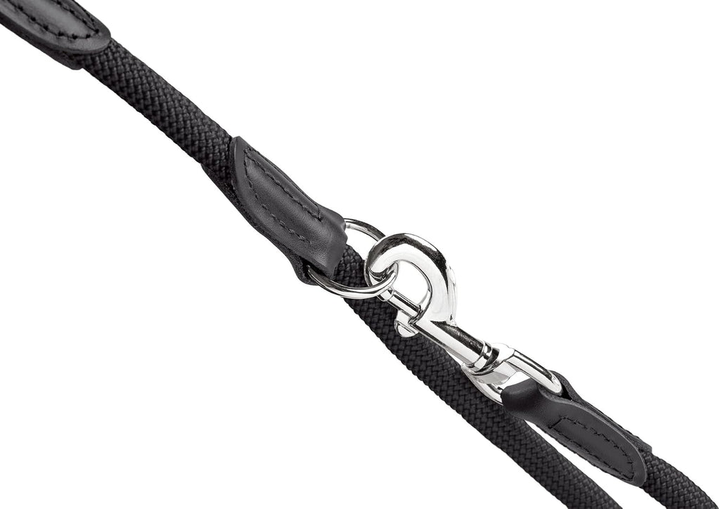 HUNTER Freestyle verstellbare Hundefuehrleine Polyamid 1,0 cm x 200 cm schwarz