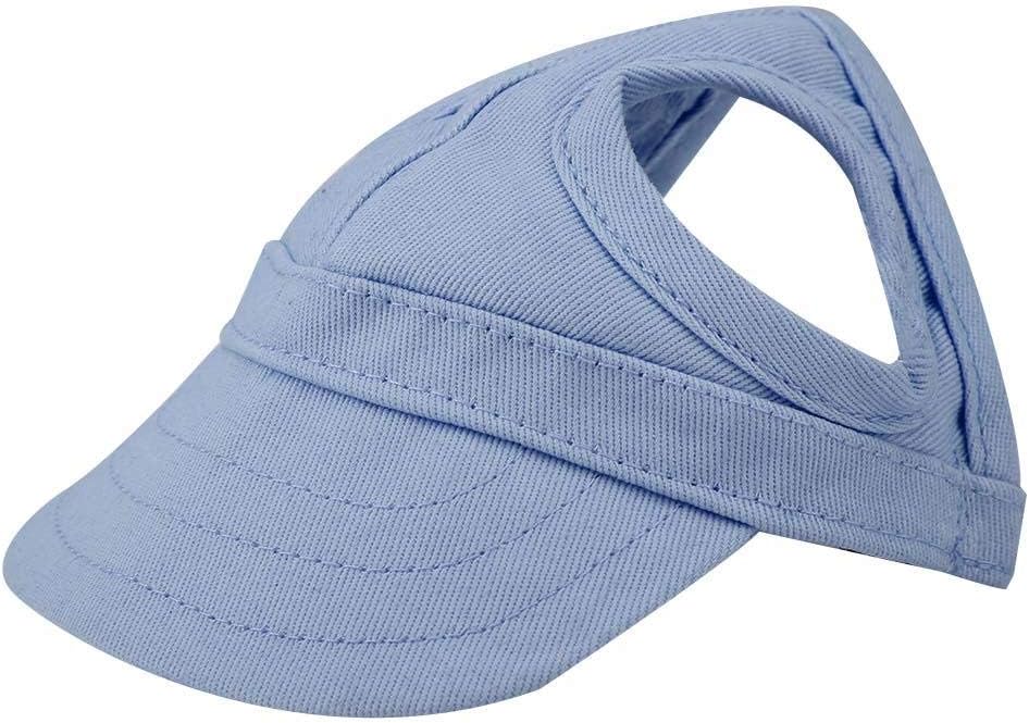 Haustier Baseball Cap verstellbar S-L Blau - Sonnenschutz Reise Sport