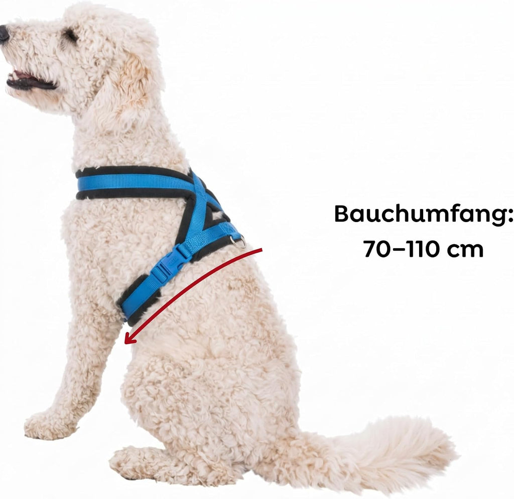 Trixie One Touch Hundegeschirr XS-S Brustumfang 30-40 cm 10 mm 40cm-100cm rot