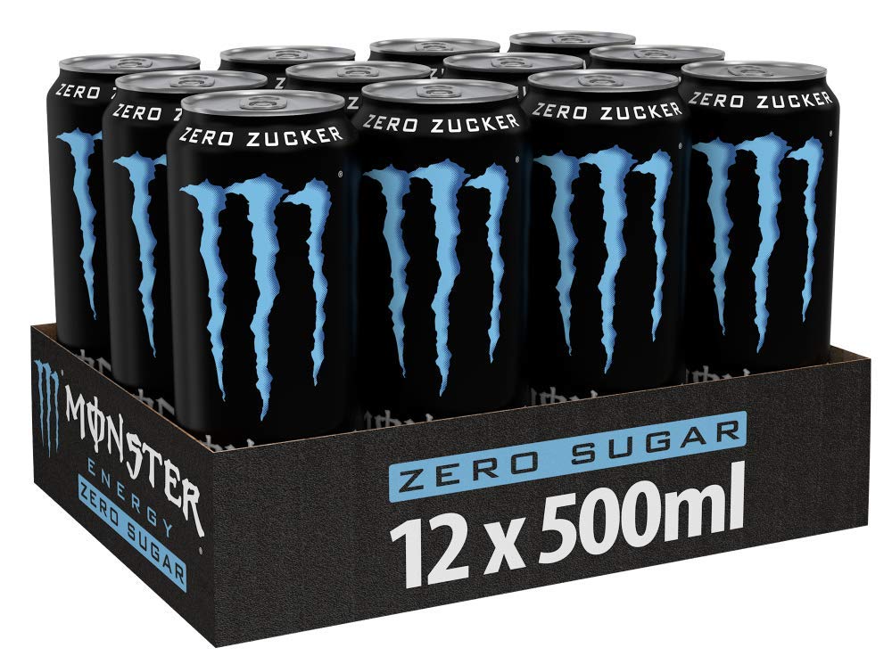 Monster Energy Zero Sugar Dose x12 Energydrink zuckerfrei