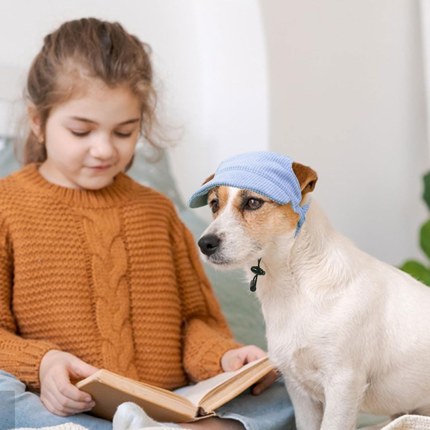 Hunde Baseballmuetze mit Ohrloechern verstellbar S-M Rosa Sonnenschutz