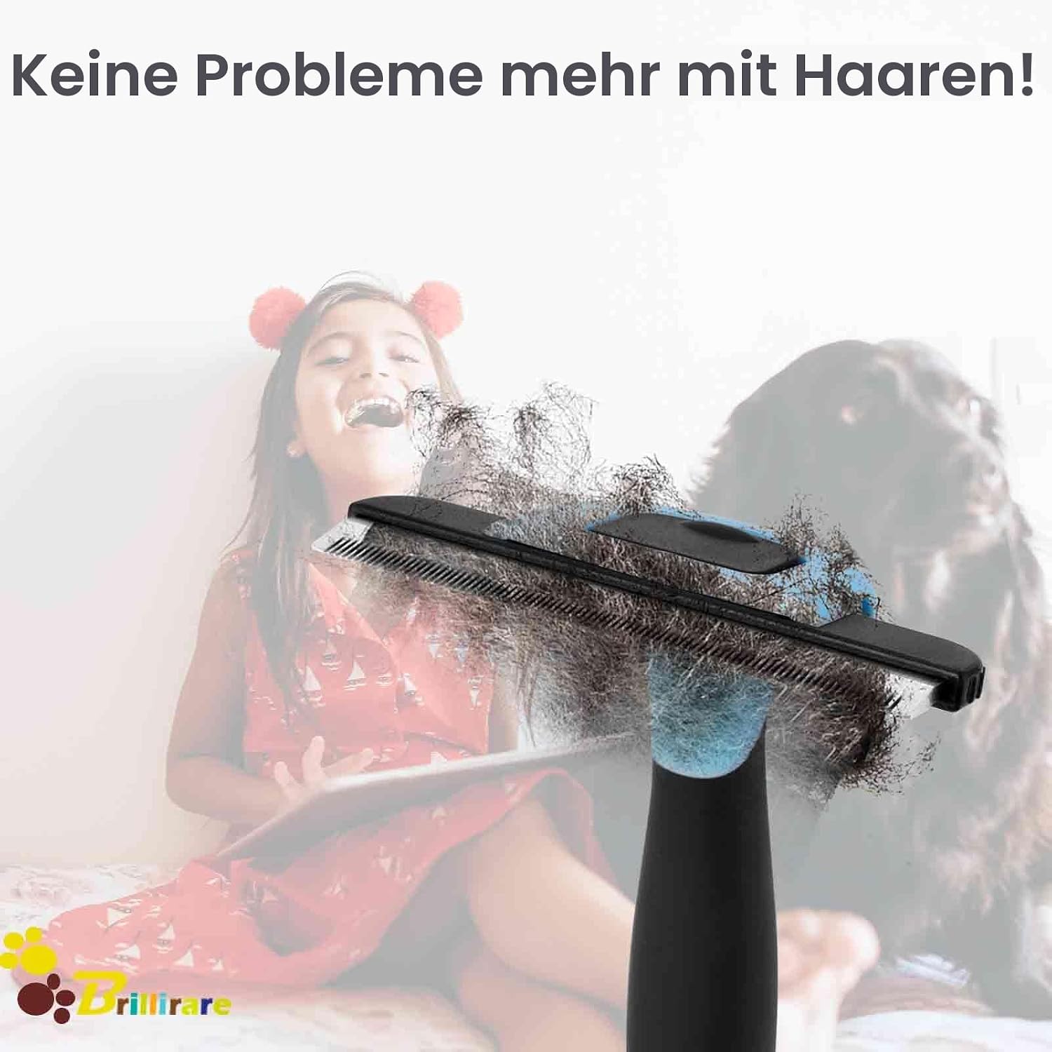 Unterfellbürste Hund Katze Fellpflege Entfilzer Drahtbürste