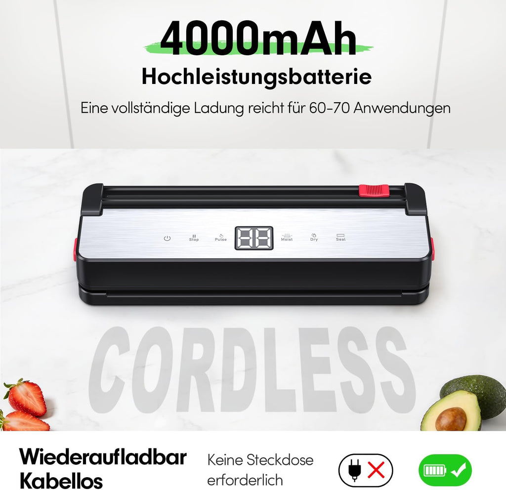 Vakuumiergeraet 4 Modi Touch-Bedienung inkl. 15 Beutel