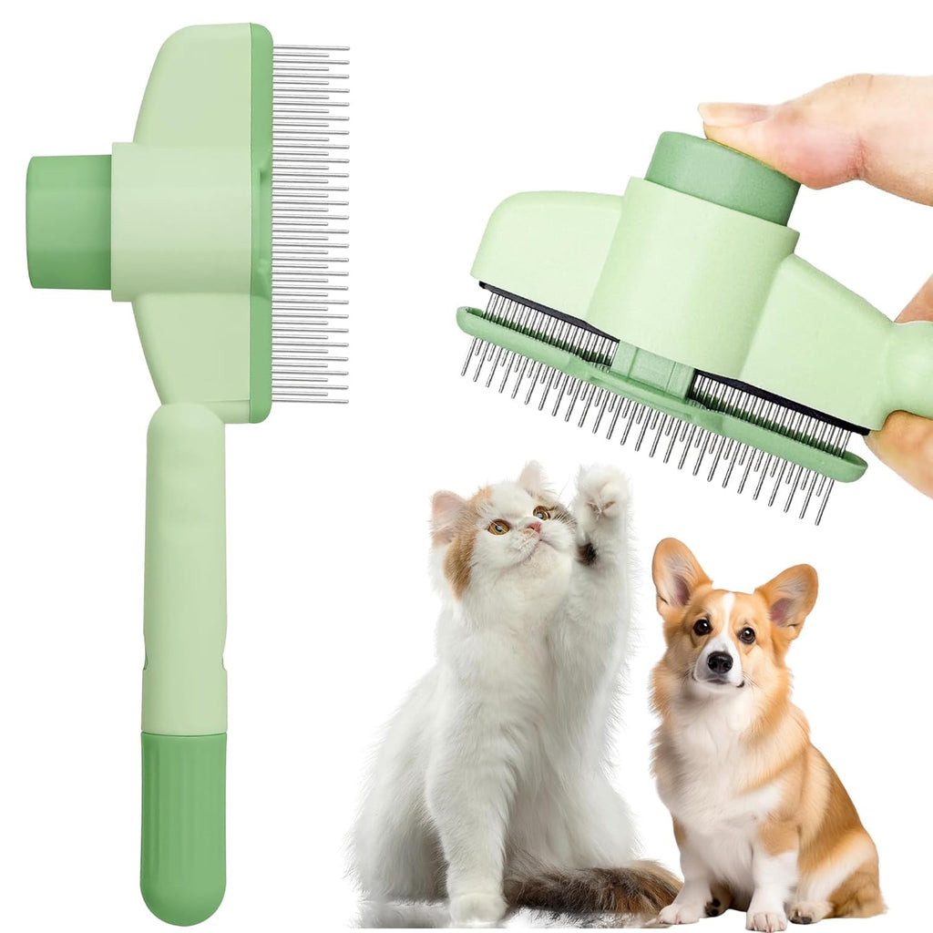 Fellblitz Katzenbürste mit abgerundeten Zinken zur Fellpflege