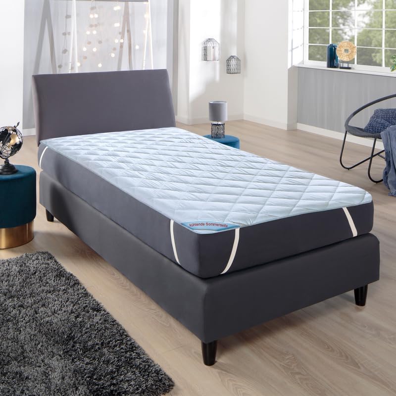 Matratzenschoner mit Sommer- und Winterseite TopCool 90x200 cm, ca. 3-5cm Matrat