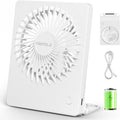 TriPole Tischventilator wiederaufladbar 180° neigbar 3 Stufen USB klein