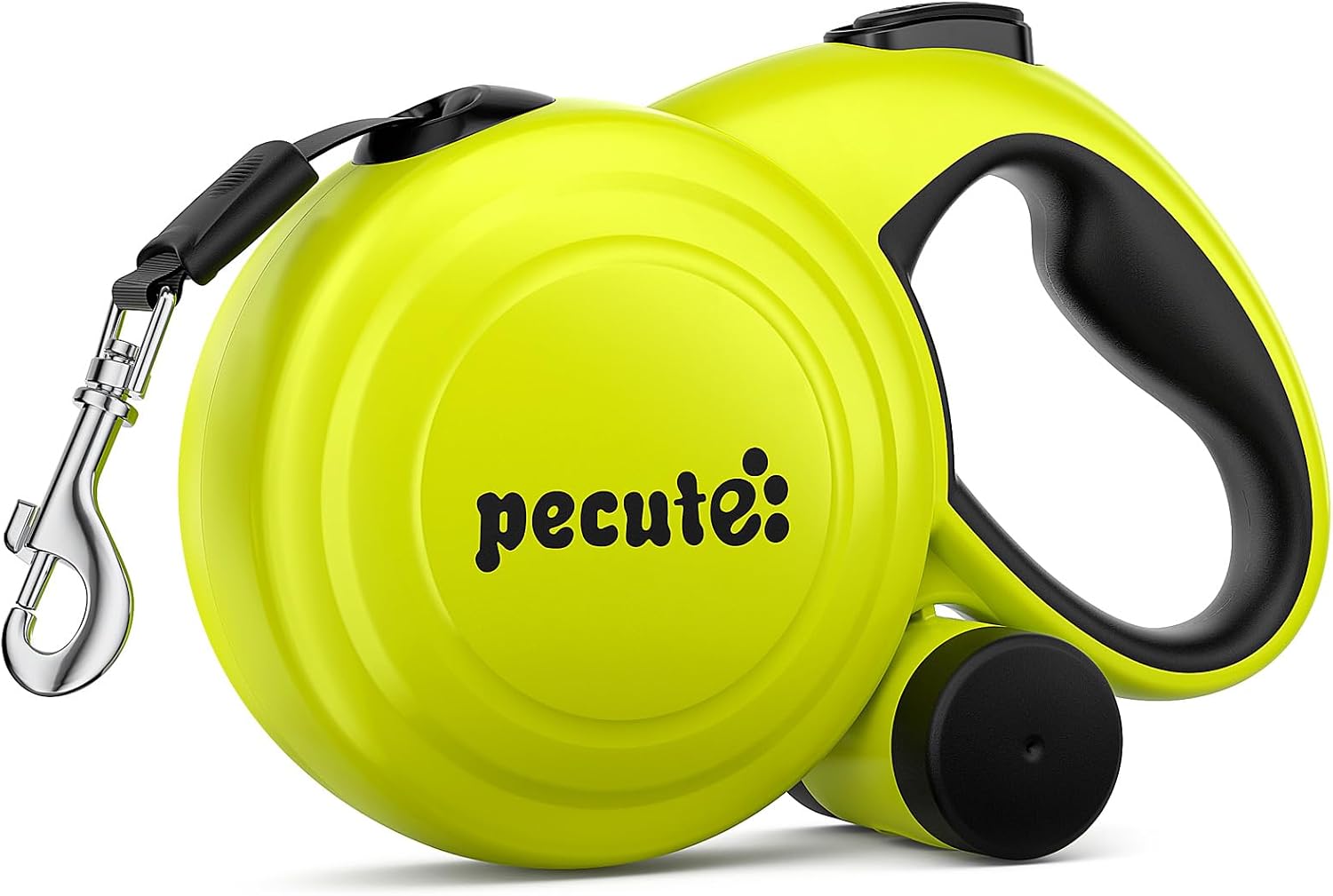 pecute Rollleine 10 m fuer Hunde bis 50 kg mit 360 Grad Anti-Verheddern und Schnellbremse