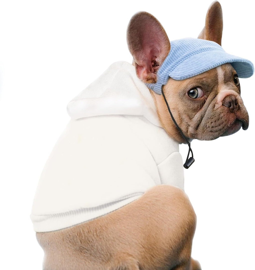 Hunde Baseballmuetze verstellbar mit Ohrloechern S-XL Hundecap Sonnenschutz