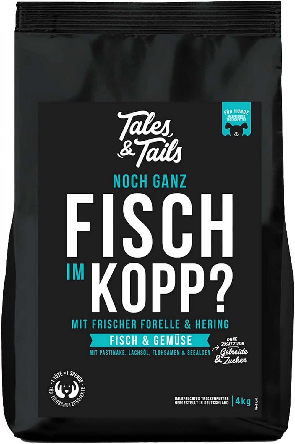 Tales & Tails halbfeuchtes Hundefutter getreidefrei Pferd verschiedene So