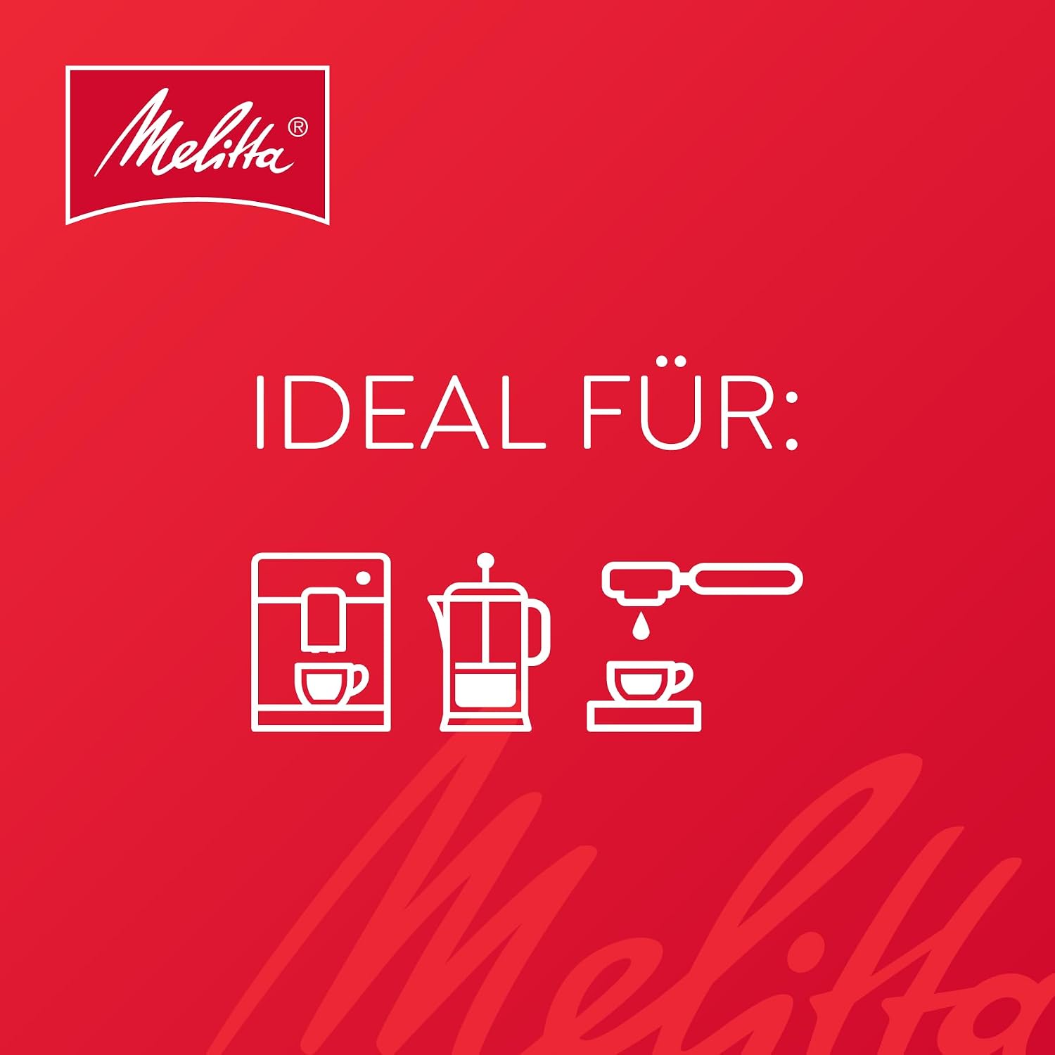 Melitta Barista Classic Crema Kaffeebohnen mittlere Roestung Staerke 3
