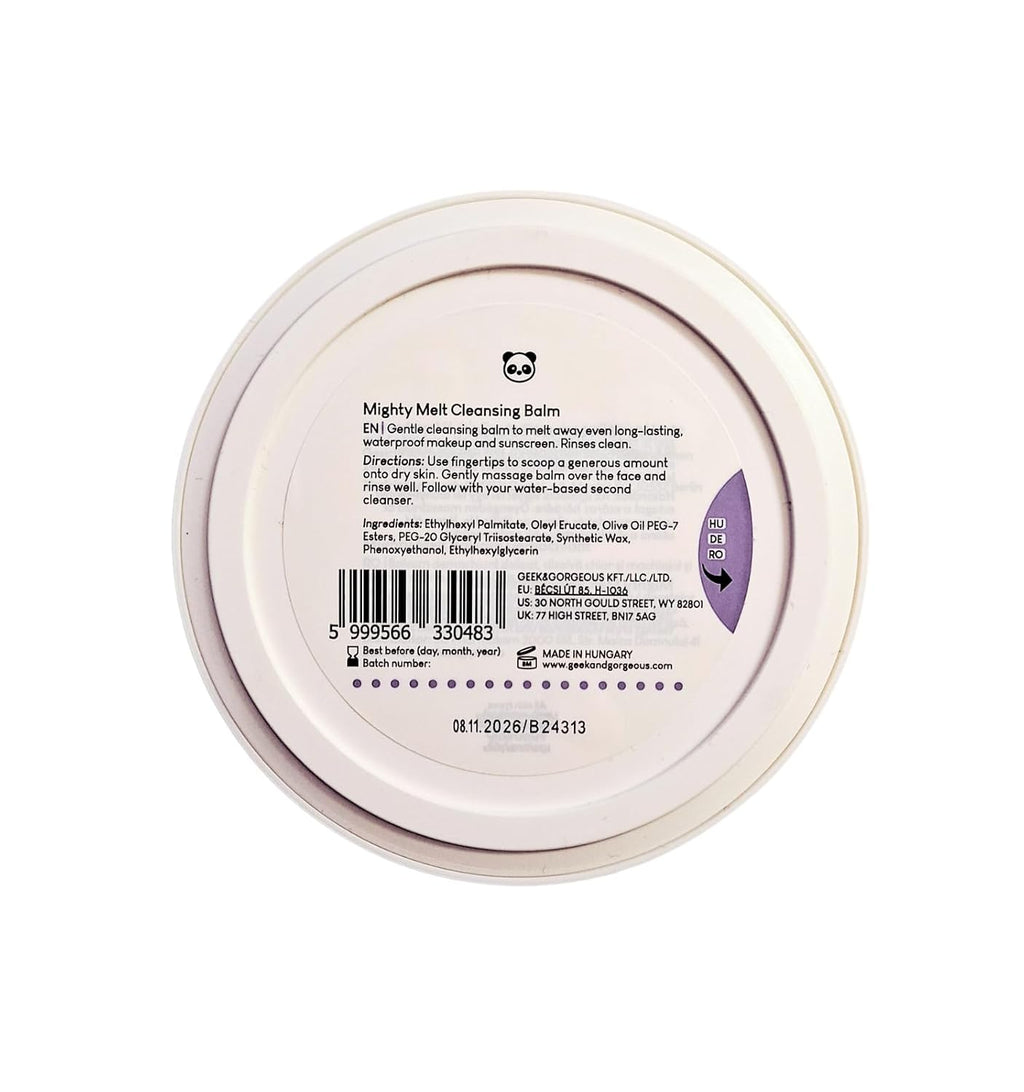 Geek & Gorgeous Mighty Melt Cleansing Balm 98 ml sanfter Reinigungsbalsam