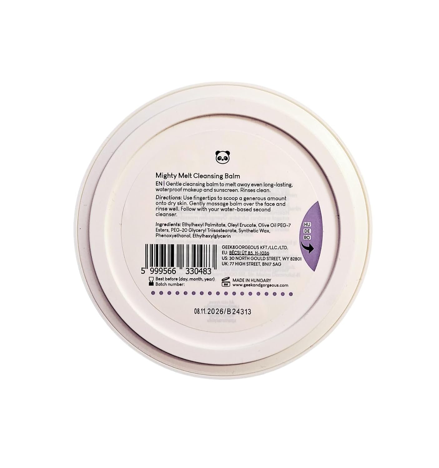 Geek & Gorgeous Mighty Melt Cleansing Balm 98 ml sanfter Reinigungsbalsam