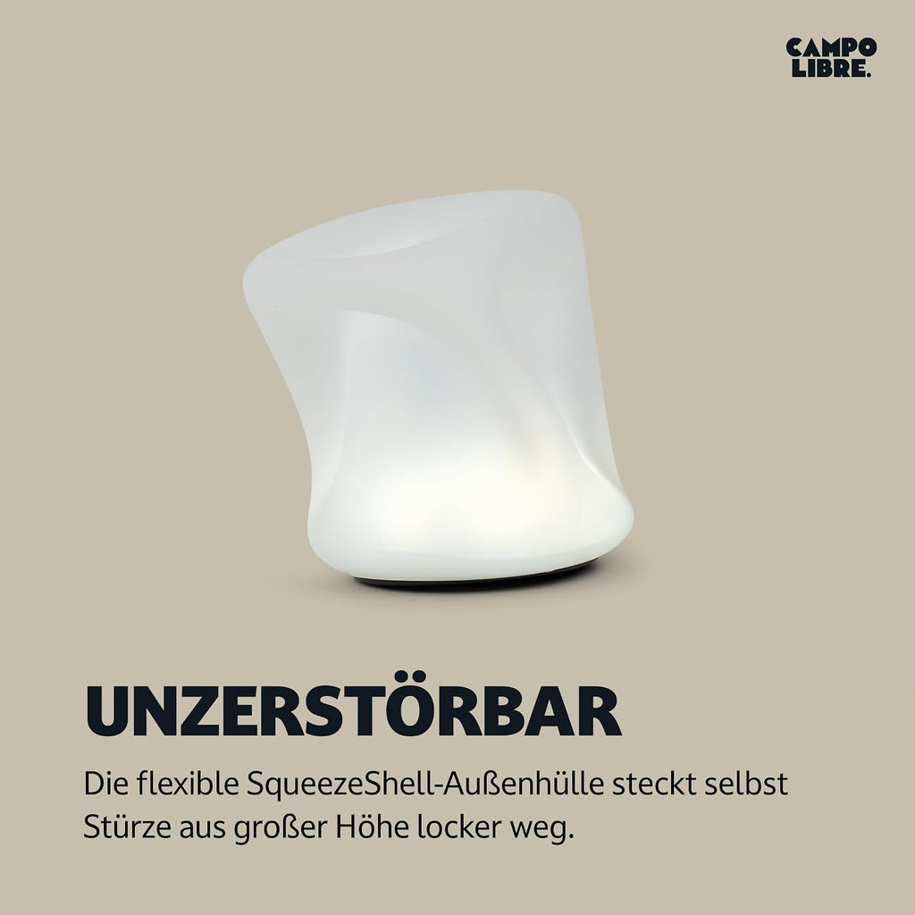 Campo Libre LENI I wiederaufladbare dimmbare Campinglampe zum Aufhaengen Moos