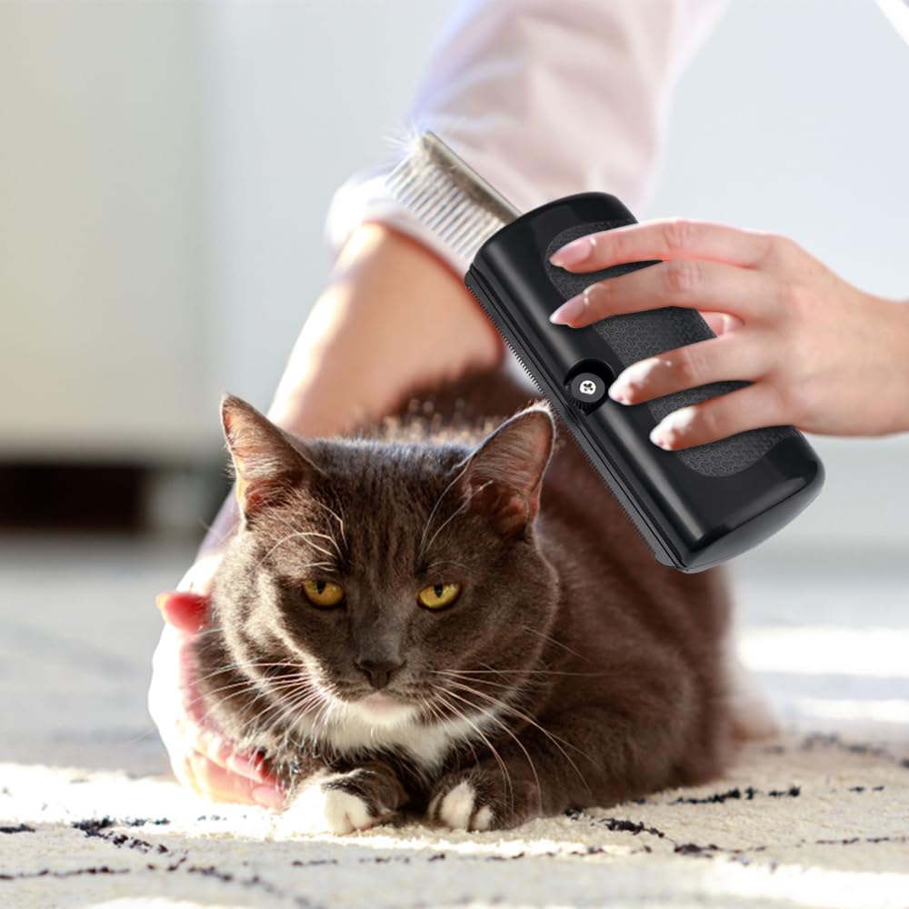 Groomify Fellpflegebürste für Hunde und Katzen Haustierbürste