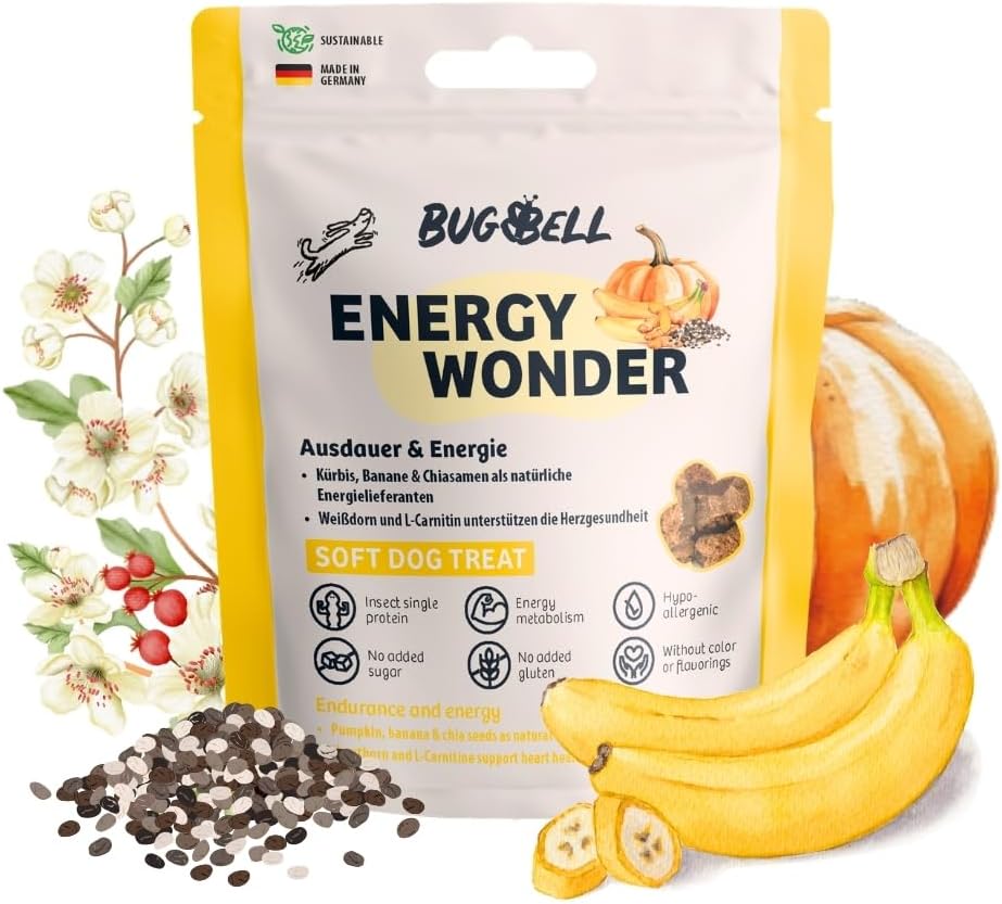 BugBell Soft Snack Hundeleckerli Hypoallergen Insektenprotein verschiedene S