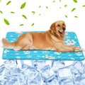 Kühlmatte Hund 100x70 cm selbstkühlend waschbar ungiftig für Zuhause Auto