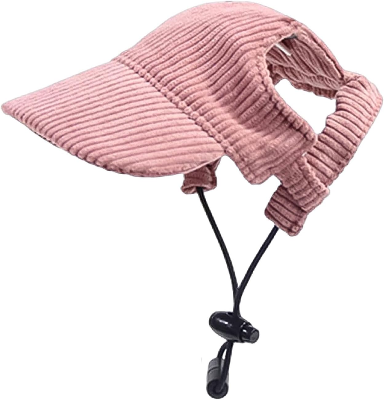 Hunde Sonnenhut mit Ohrloechern verstellbar Khaki Groesse XS-XL