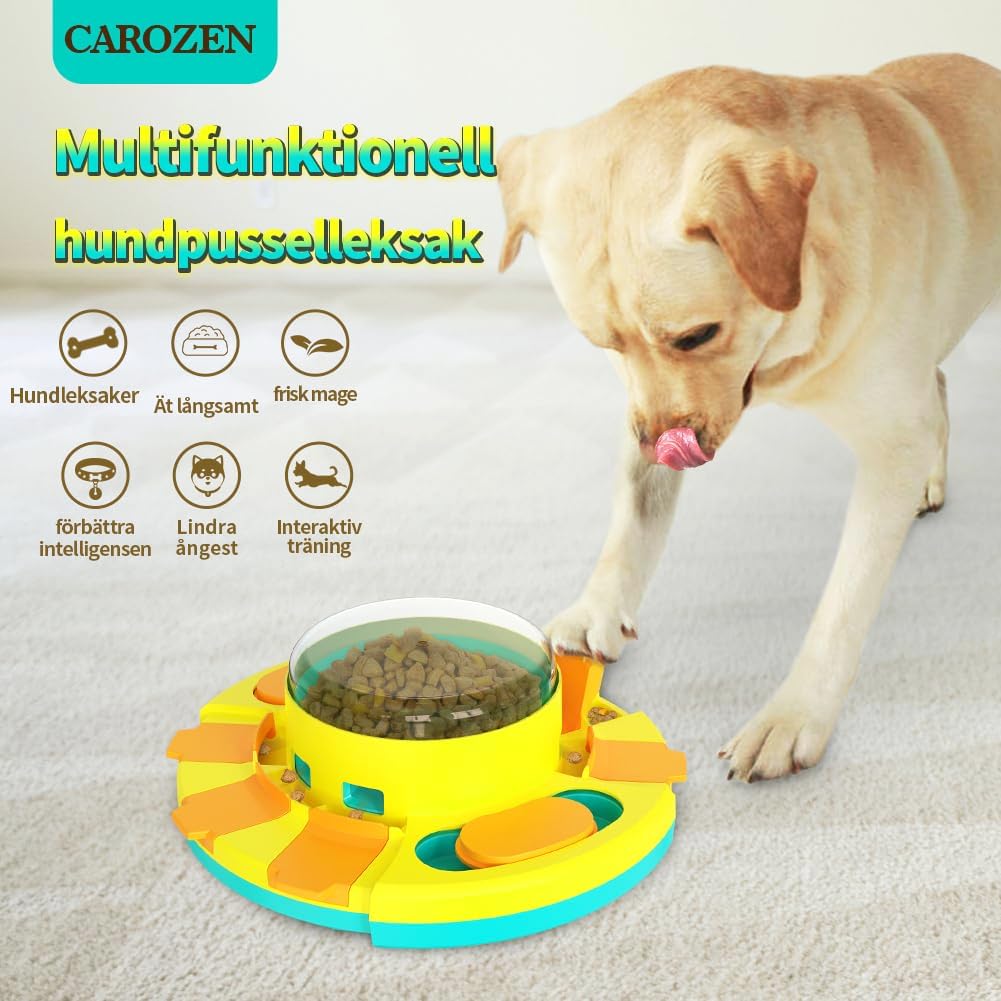 Interaktives Hundespielzeug Intelligenz fuer kleine mittlere grosse Hunde Futtersp