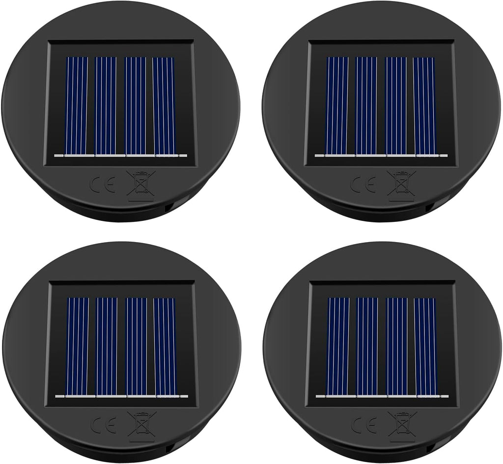 HELESIN Solarmodul Ersatz 8cm 1,2V 600mAh IP65 wasserdicht fuer Gartenleuchten