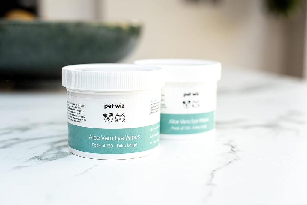 Pet Wiz Aloe Vera Augenwischtuecher fuer Hunde und Katzen Groesse XL 1 Dose