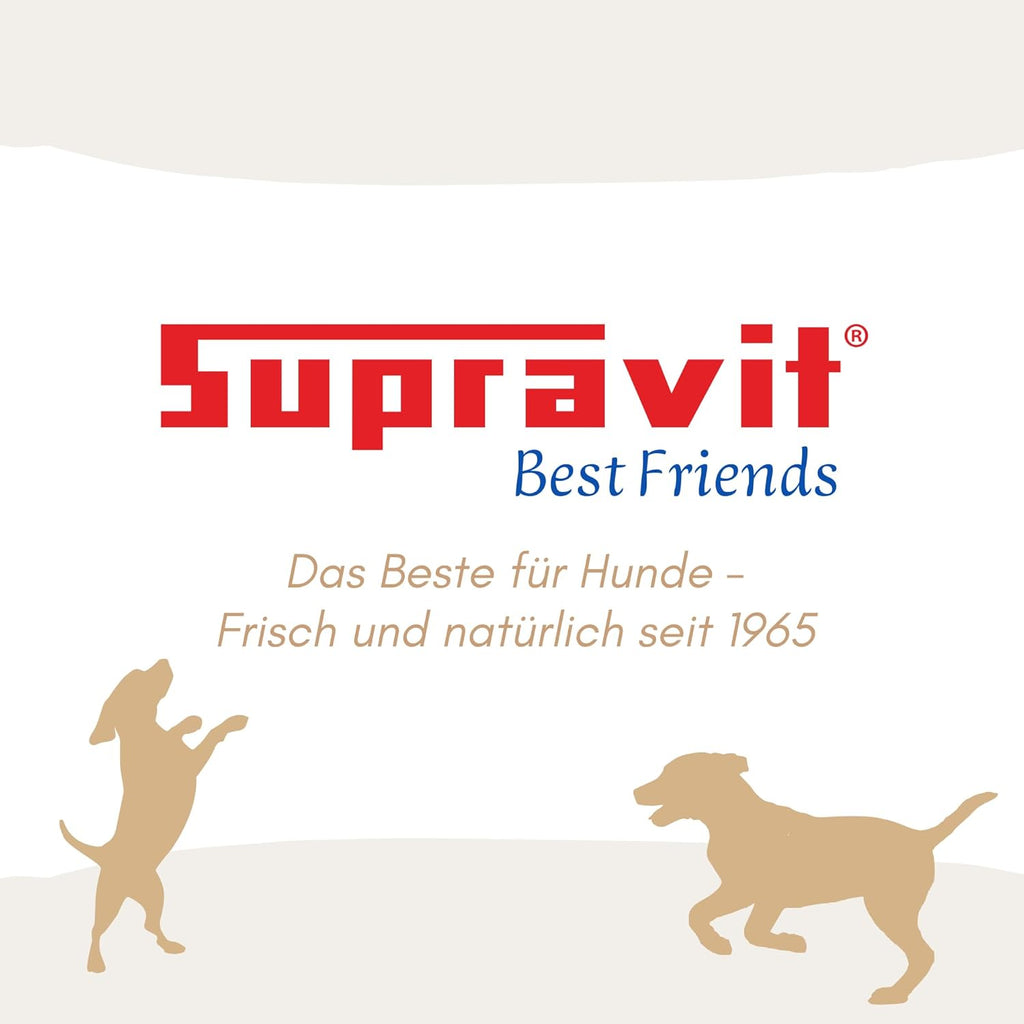 Supravit Hundefutter Nass Fisch & Lachs 12× getreidefrei, verschiedene Sorte