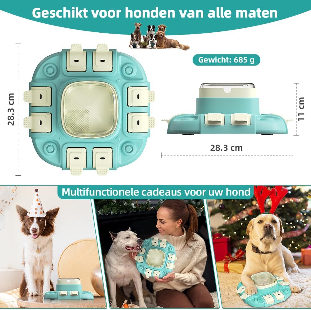 Interaktives Hundespielzeug Intelligenz fuer kleine mittlere grosse Hunde Futtersp