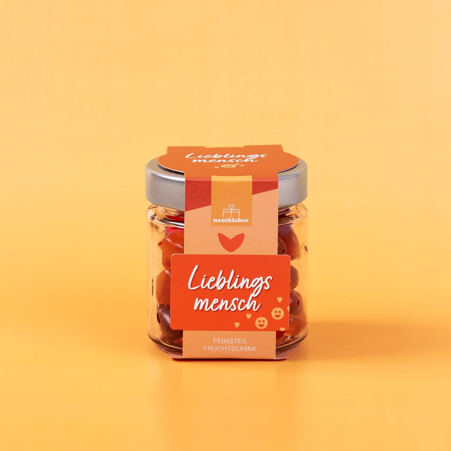 Fruchtgummi Geschenkglas Lieblingsmensch Valentinstag Mitbringsel