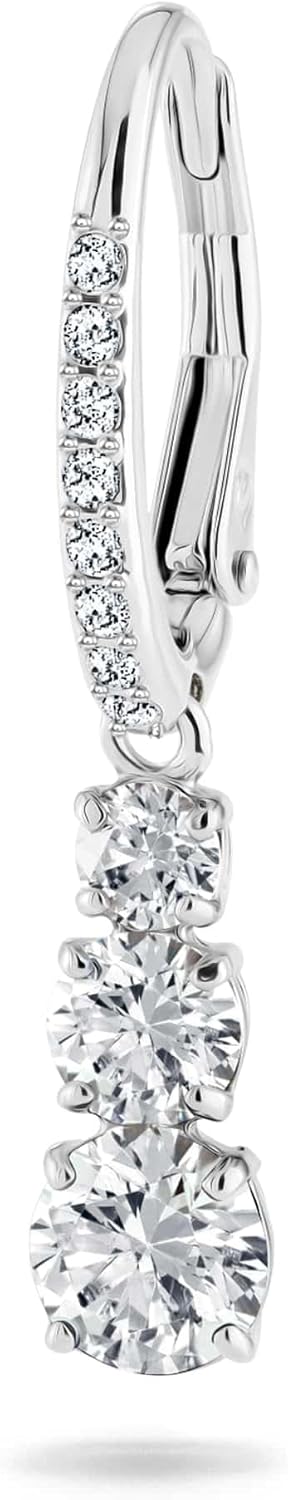 Swarovski Stilla Haengeohrringe Swarovski Kristalle elegant Damen