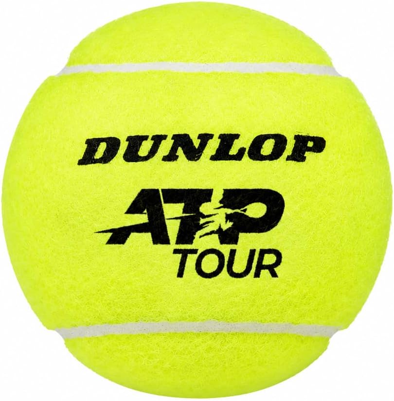 Dunlop ATP Tour Tennisbaelle 4er Dose fuer Sandplatz Hartplatz Rasen