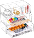 Acryl Schmink Organizer 3er Set stapelbar Kosmetik Aufbewahrung
