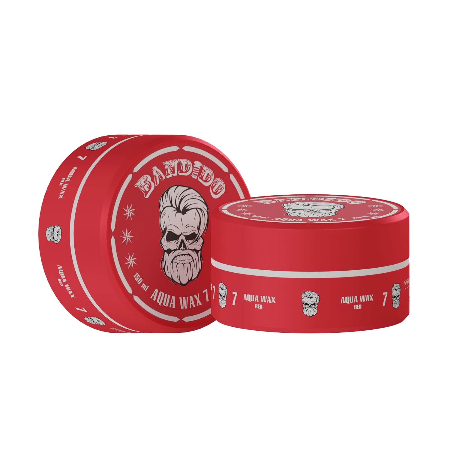 Bandido Aqua Hair Wax Nr.7 Red 150 ml - starkhaltendes Haarwax fruchtiger Duft