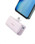 Anker Nano Powerbank 5000 mAh 22,5 W mit klappbarem USB-C Stecker kompatibel mit