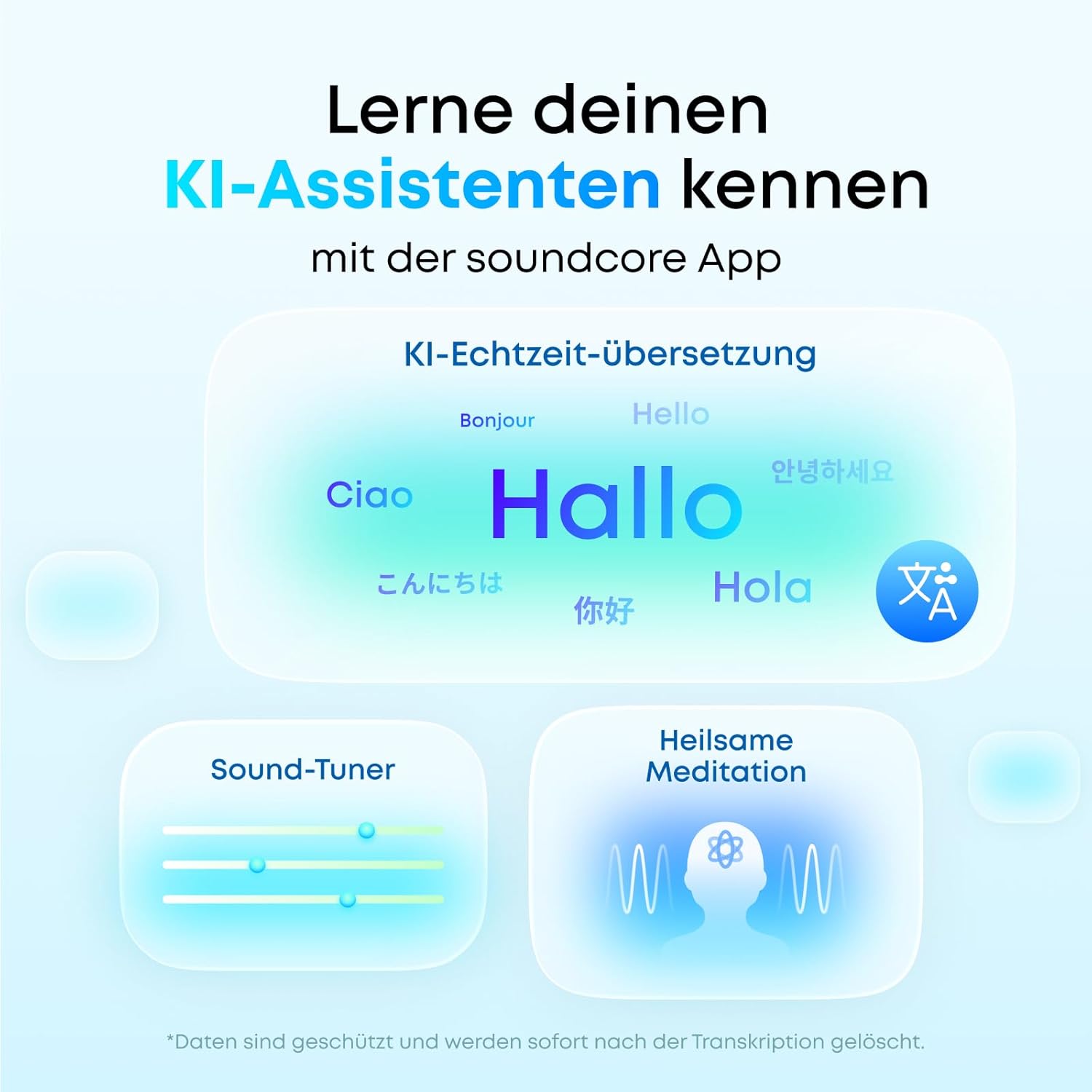 Anker Soundcore P40i In-Ear Bluetooth Kopfhoerer Noise Cancelling 60 h Akku