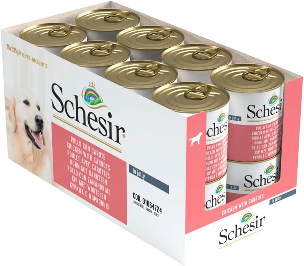 Schesir Dog Huhn mit Kartoffel Nassfutter 16 x, verschiedene Sorten